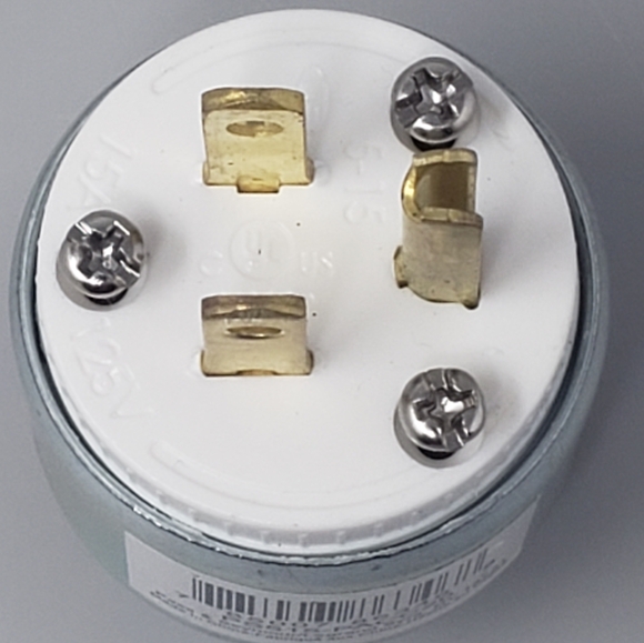 Pass & Seymour 15 Amp Armored Straight Blade Plug - Picture 2 of 8